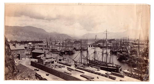 Porthmadog Harbour old photo 500px